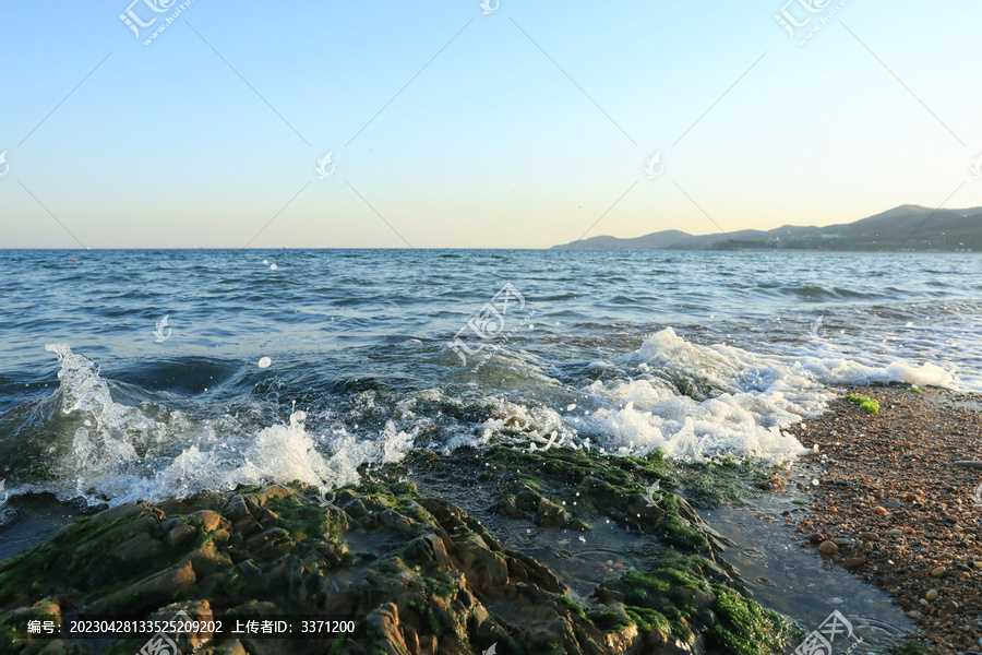 大海海边海浪花海水海岸边