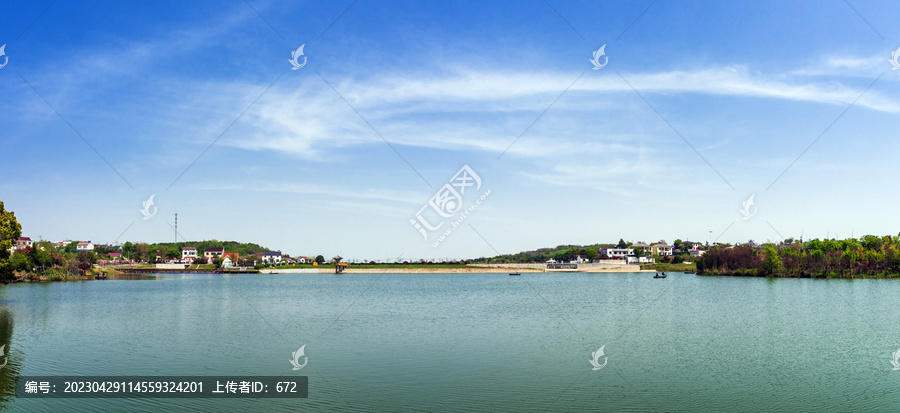 大堰水库全景