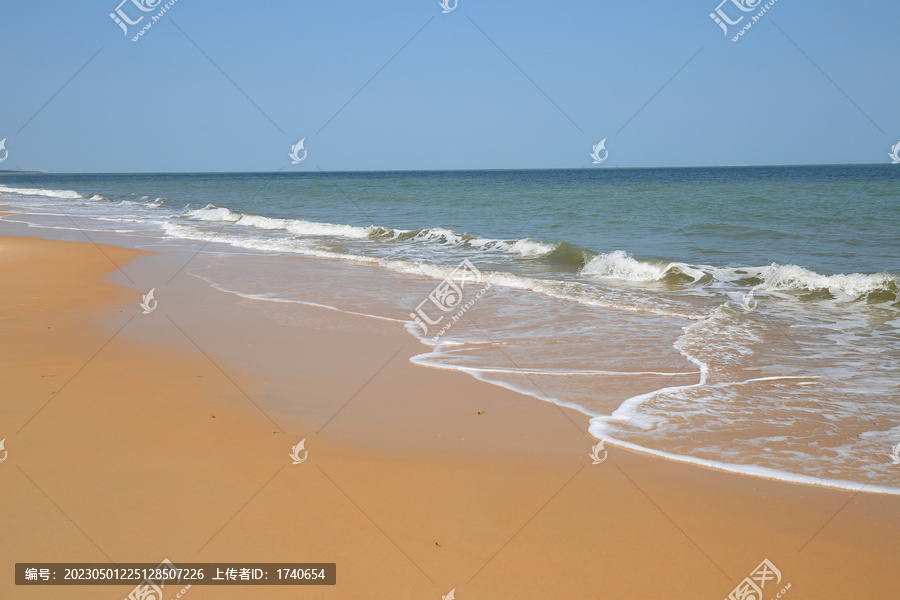 大海沙滩海浪