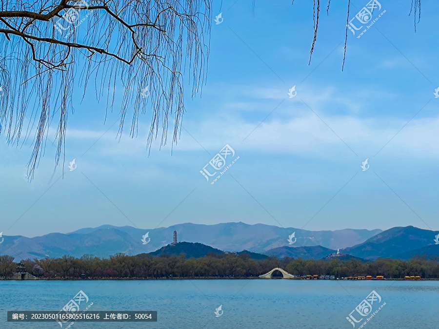 颐和园山水风光