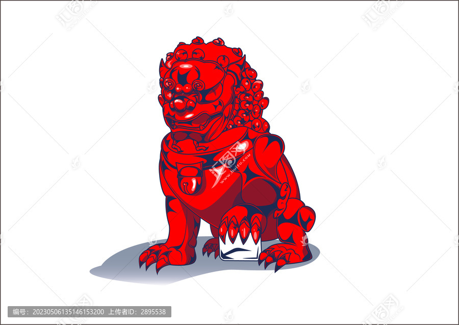 红色狮子