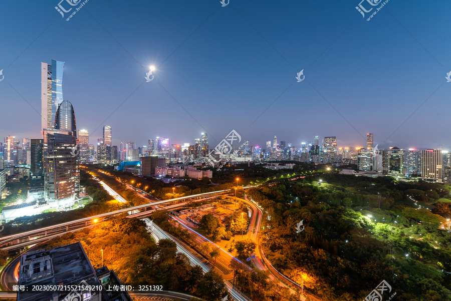 深圳南山科技园夜景