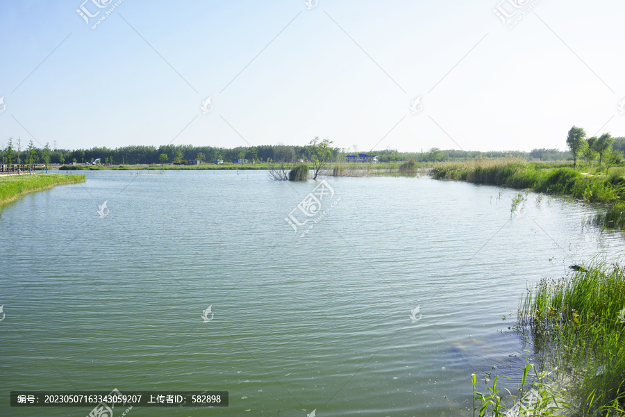 平静湖面