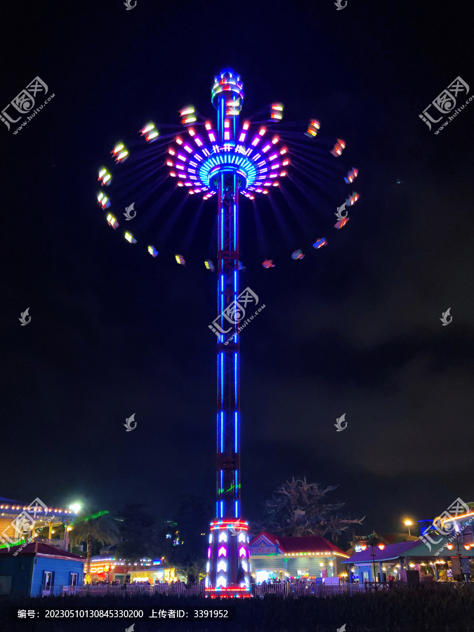 顺德欢乐海岸夜景