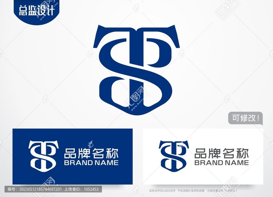 字母TS组合logo