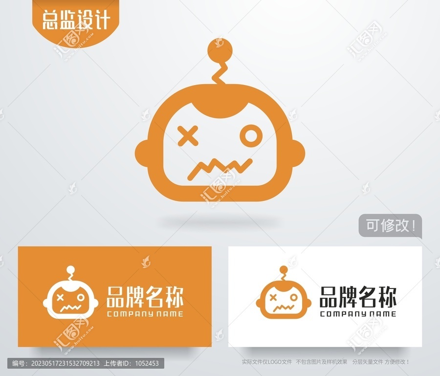 搞怪机器logo