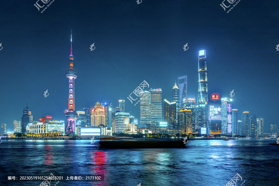 浦东陆家嘴夜景