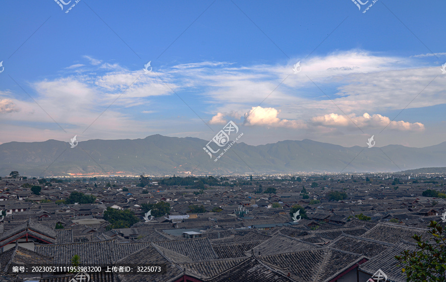 丽江古城全景