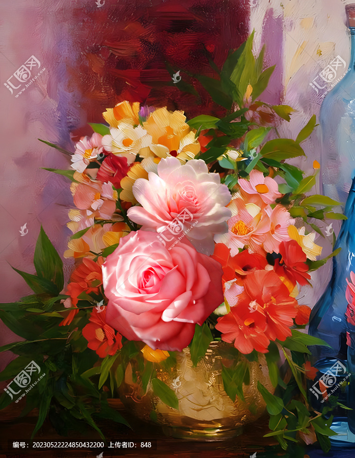 花卉油画