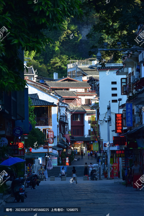 桂林阳朔兴坪老寨山大面山