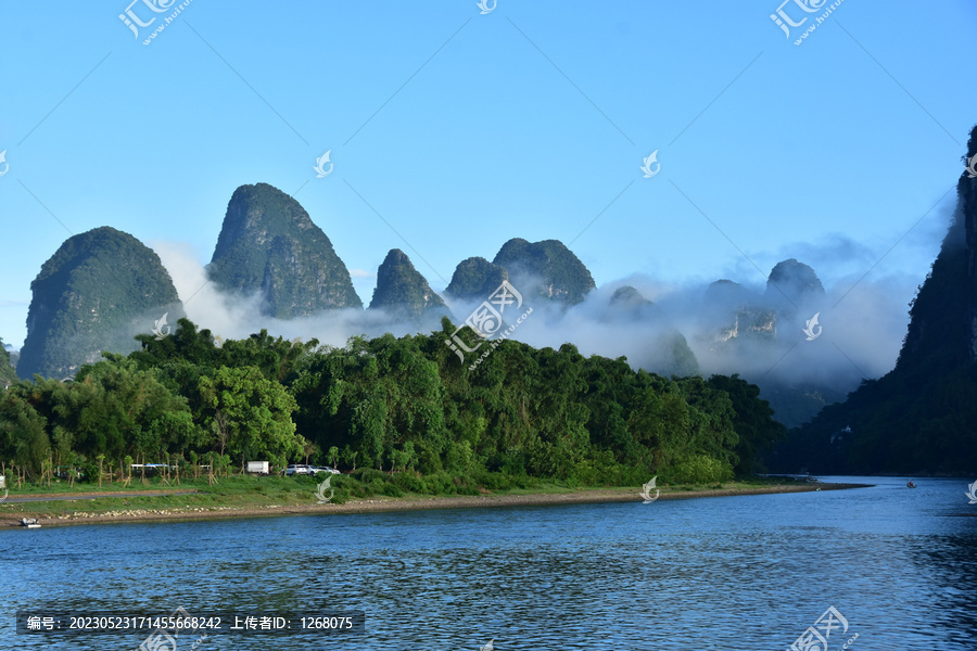 桂林阳朔兴坪老寨山大面山