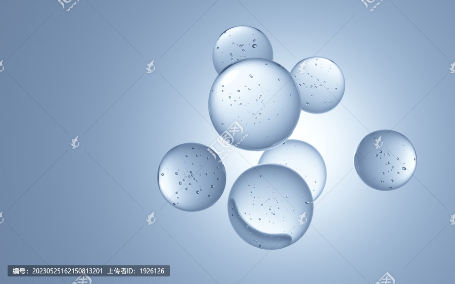 透明液体气泡