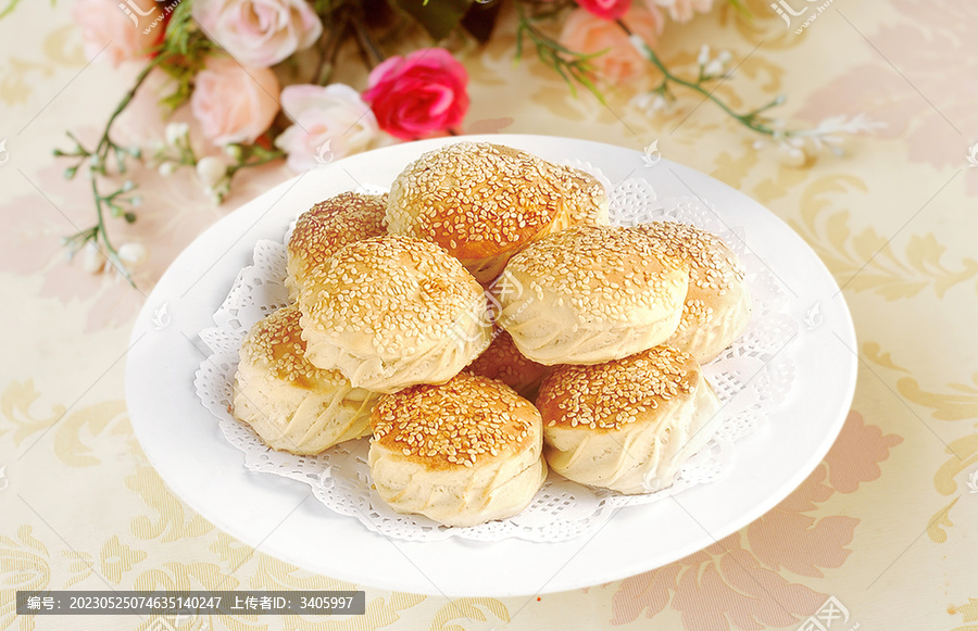 芝麻高炉烧饼