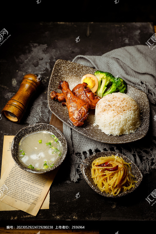 鸡腿饭