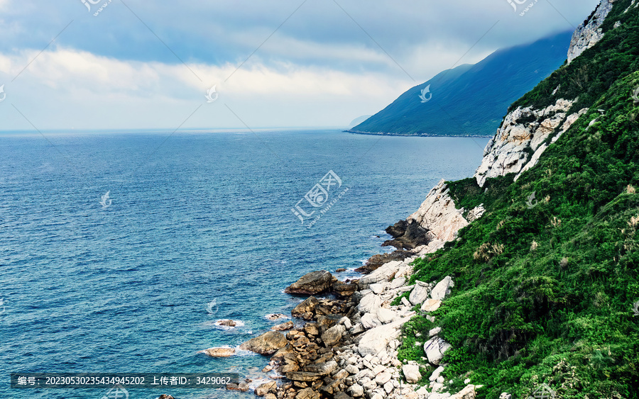 初夏鹿嘴山庄海景