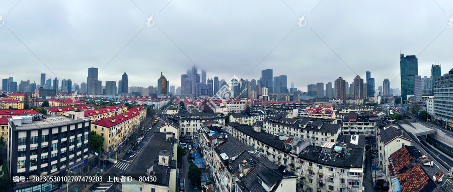 上海天际线全景