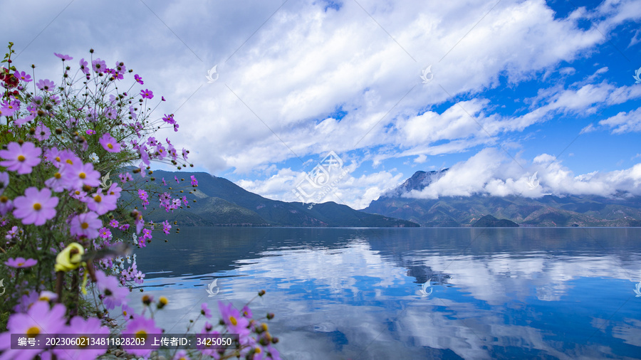 丽江泸沽湖风景区女神山