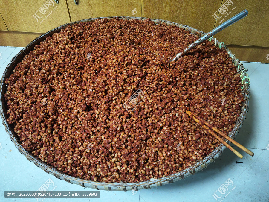 农家小作坊生产的豆豉