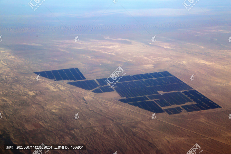 太阳能发电航拍