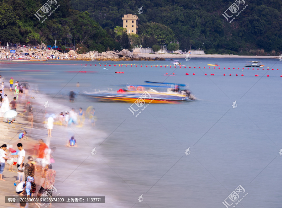 深圳官湖沙滩海景风光