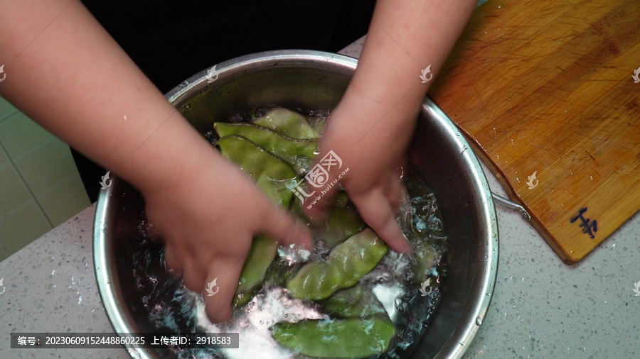 择油豆角处理豆角去纤维