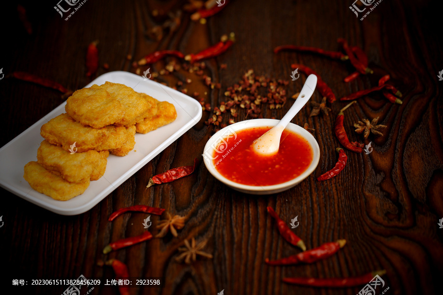 麦当劳风味的麦辣鸡块上校鸡块