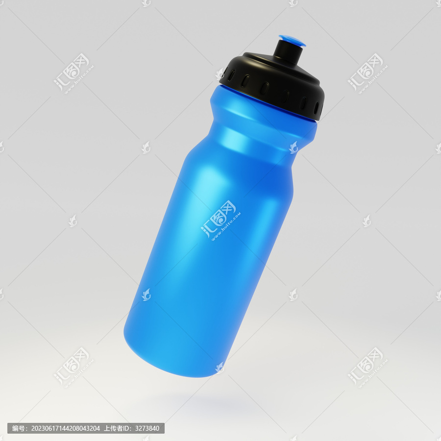 健身饮料喝水瓶解渴补水3D