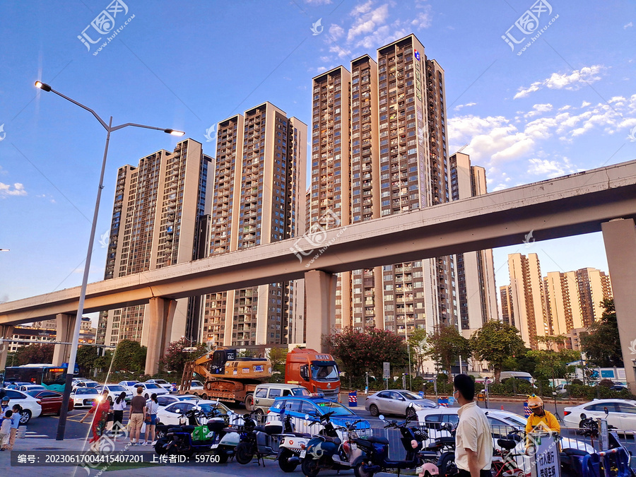 街头高架桥风景