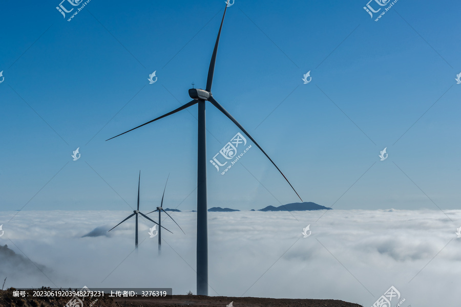 风力发电机组风车云海