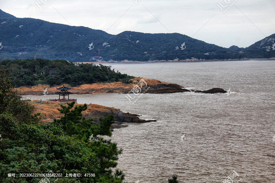 舟山普陀山海滩