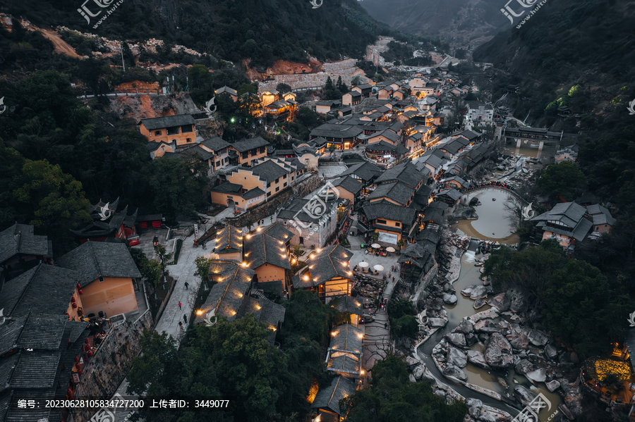 望仙谷古镇夜景