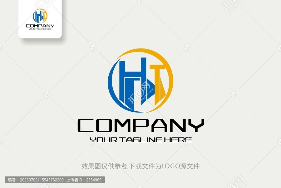 HT科技电子IT机械logo