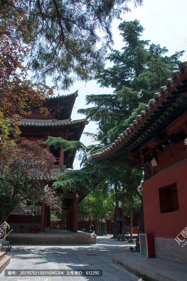 普救寺建筑风景