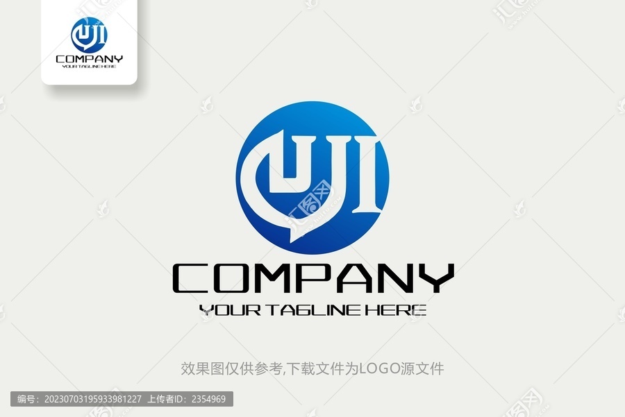 IU电子科技数码商务logo