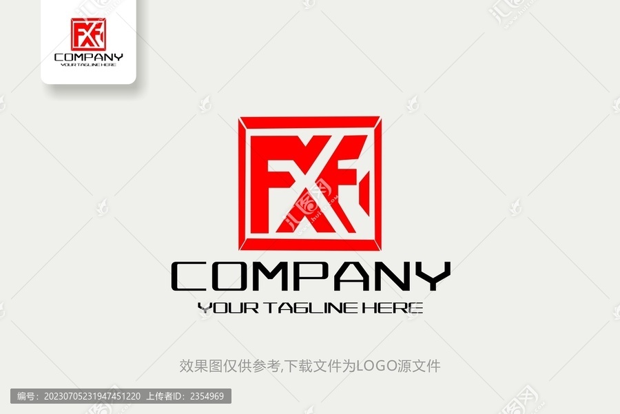 FX标志银行金融字母logo