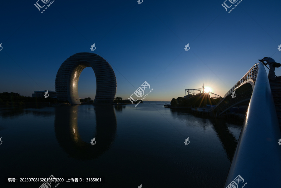 太湖日出美景