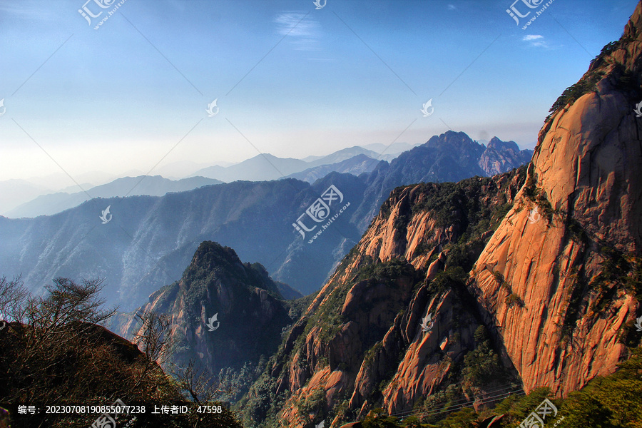 黄山山峦