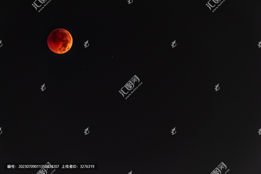 月亮月球血月超级红月亮