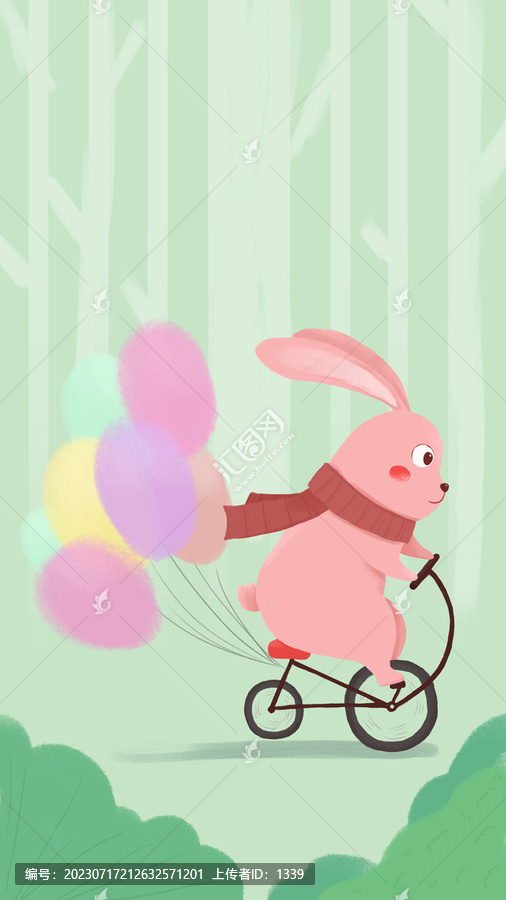 兔子骑车
