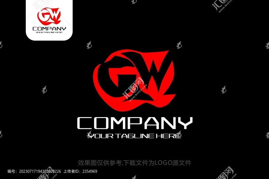 GW字母金融投资商贸logo