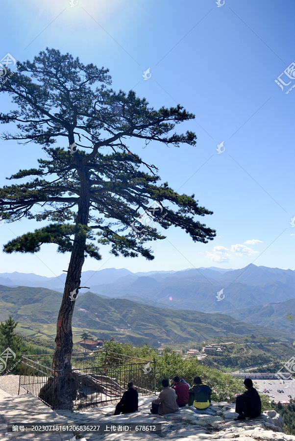 山西恒山风景区景观