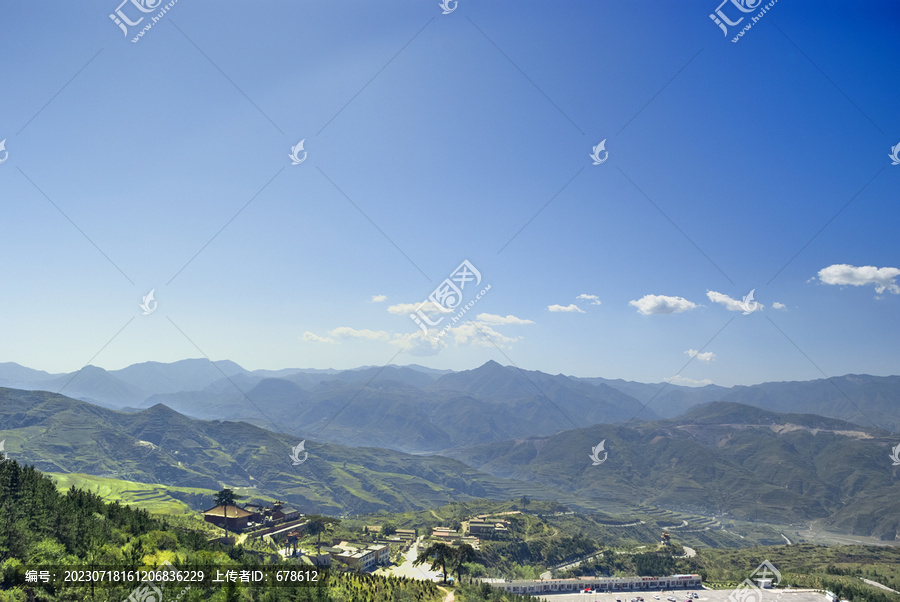 山西恒山风景区景观