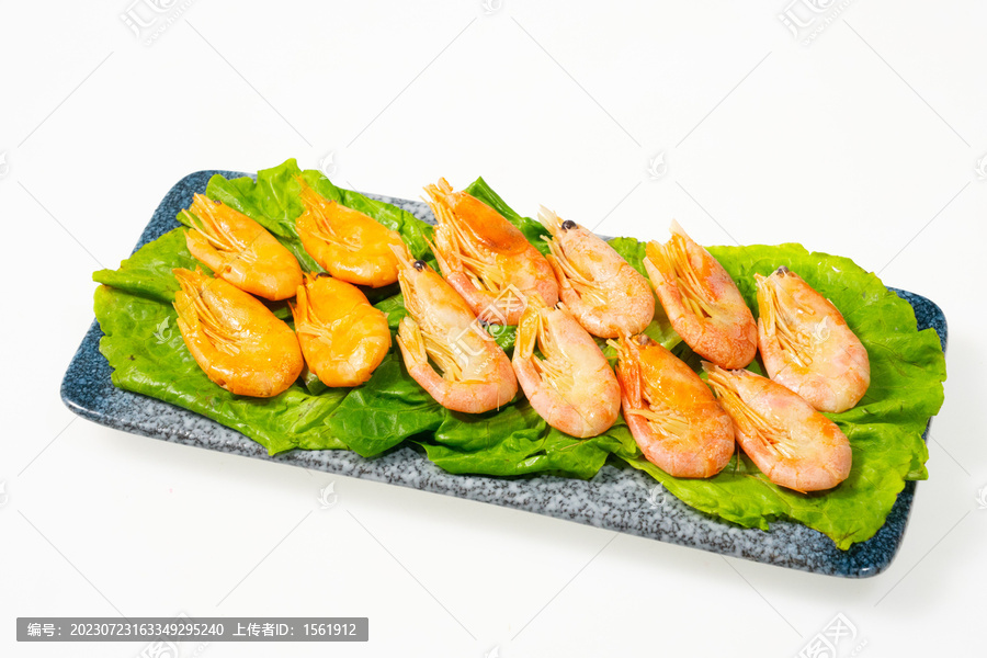 火锅涮菜鲜虾