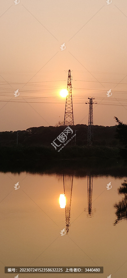 夕阳天空风景背景壁纸