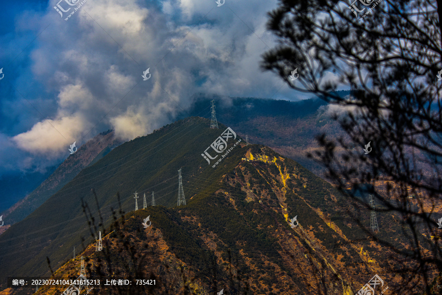 山间电网