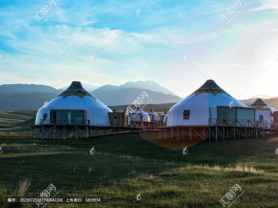 游牧民族的房子蒙古包