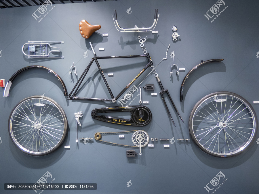 自行车分解图