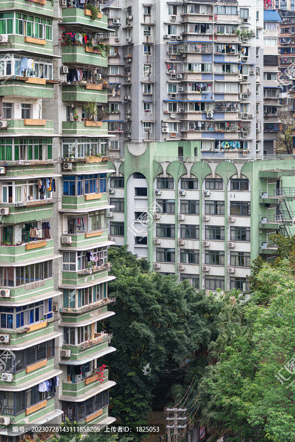 重庆渝中区城市建筑风光