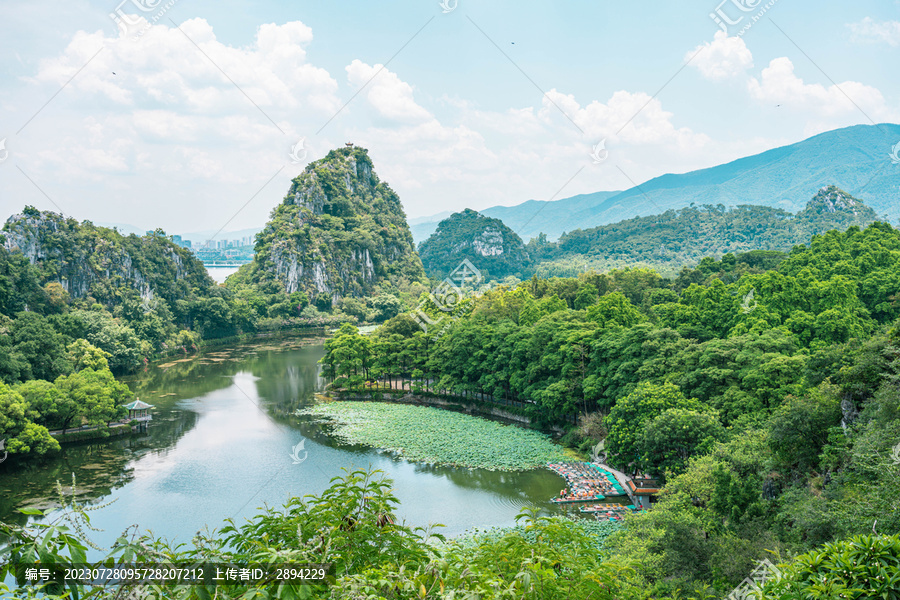 玉屏岩俯瞰风景