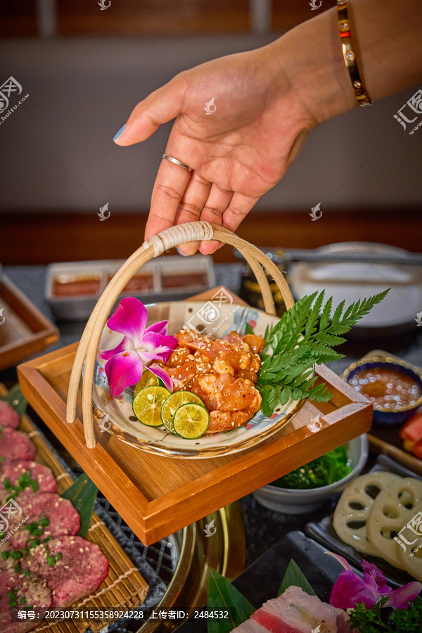 烧烤食材新鲜鸡肉